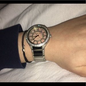 Pink silver and gold Michael Kors watch
